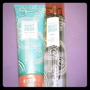 Bath and Body Works Fragrance Mist/Body Cream Set